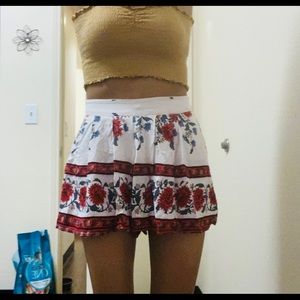 Floral Patterned Skirt